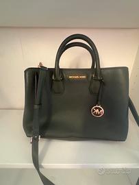 Borsa Michael Kors Verde Bottiglia con tracolla