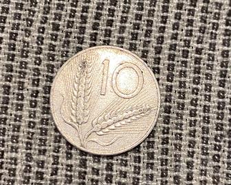 10  lire spiga rara 1953