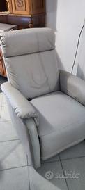 Potrona relax mod. Colombarina 2 motori pelle
