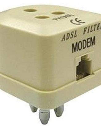 4 Filtri ADSL Spina Tripolare/Presa Tripolare e Pr