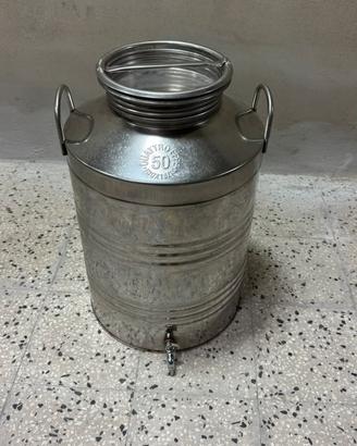 Fusto olio acciaio inox