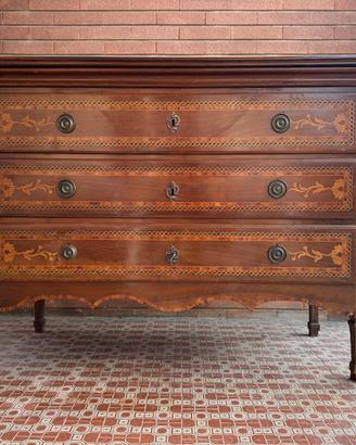 Comò meta ‘700 noce