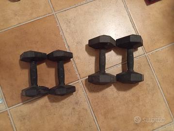 Pesi palestra + accessori 