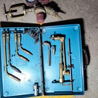 set cannelli brasatura + set morsa e filiere tubi