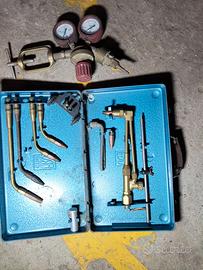 set cannelli brasatura + set morsa e filiere tubi