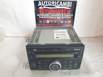 Nissan qashqai sistema radio audio dischi cd 28185