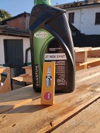 olio motore e candela nuovi 
