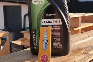 olio motore e candela nuovi 