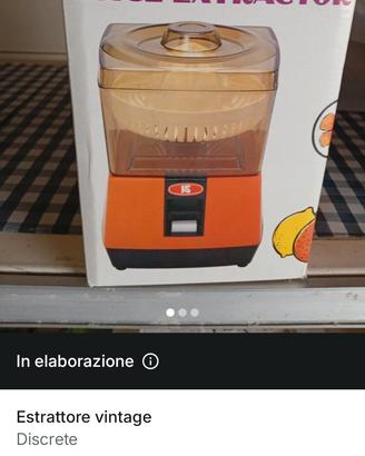 estrattore vintage