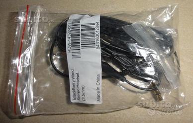 Cuffie AURICOLARI Nokia e Blackberry NUOVI