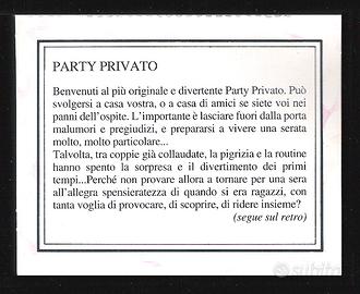 Party Privato (schede ricette e giochi intriganti)