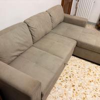 Divano a 3 posti con penisola