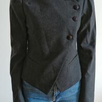Giacca tailleur grigia Ethic Soul, taglia 44, lana