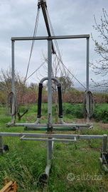 Ala piovana per rotone con 6 tubi