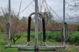 Ala piovana per rotone con 6 tubi