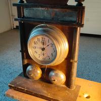 Antica sveglia orologio da comò camino