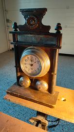 Antica sveglia orologio da comò camino