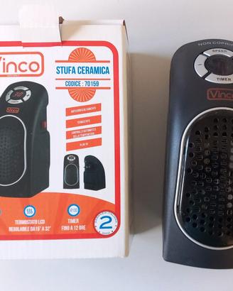 Termoventilatore elettrico Vinco con timer