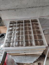 Plafoniere neon da incasso controsoffitto 60x60