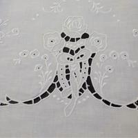 8 Asciugamani lino ricamati