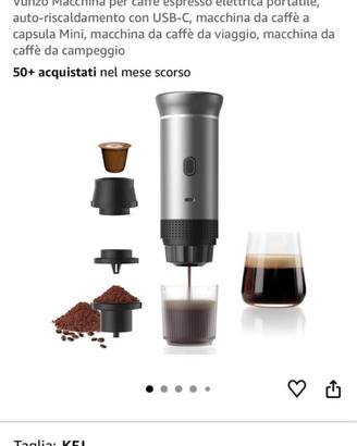 Macchina caffe per campeggio