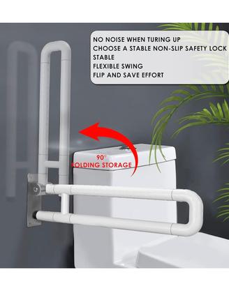  Maniglione bagno disabili (White, 60cm)