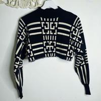 Abito optical con maglia