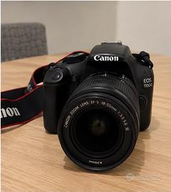 Canon EOS 1100D + obbiettivo 18-55mm + custodia