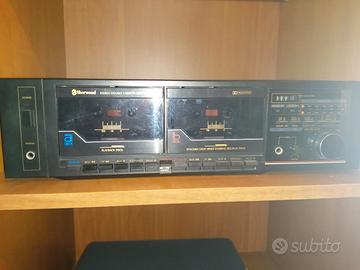 doppio lettore casette Sherwood anni 80
