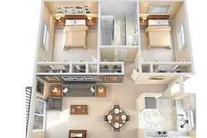 Trilocale con balcone e garage Como Borghi libero