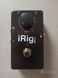 IRIG STOMP  interfaccia stompbox per chitarra