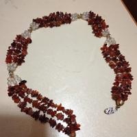 Collana vintage a 3 fili 