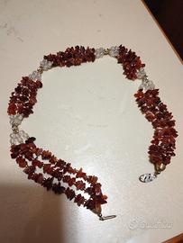 Collana vintage a 3 fili 