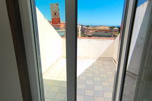 Attico mansardato terrazzo 3 vani canalicchio