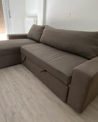 Divano letto IKEA con penisola e contenitore