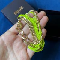 Stroili Oro Bracciale Elettrico Donna Verde Fluo