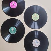 Quattro vinili 78 giri Cetra