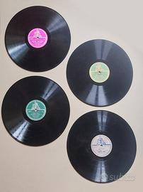 Quattro vinili 78 giri Cetra