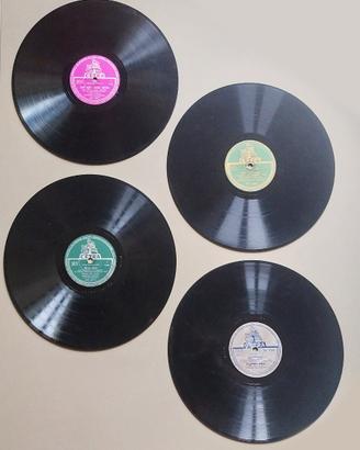 Quattro vinili 78 giri Cetra