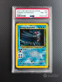 Carta Pokemon Shining Gyarados inglese PSA 8 