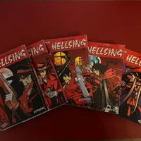 Hellsing Manga numero 1,2,3,4,6