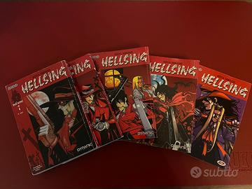 Hellsing Manga numero 1,2,3,4,6