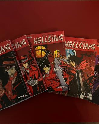 Hellsing Manga numero 1,2,3,4,6