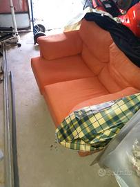 divano 2 posti in alcantara