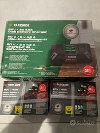 Batterie smart e caricatore doppio Parkside 