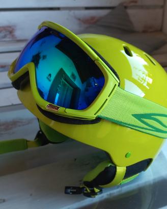 Casco da sci + maschera Smith Phenom