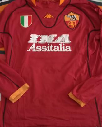 Maglia originale 01-02 AS Roma  Assitalia Kappa

