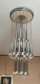 Lampadario design Sciolari anni '70