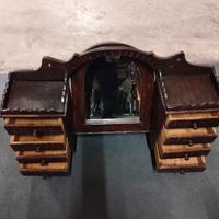 mobiletto antico con specchio 