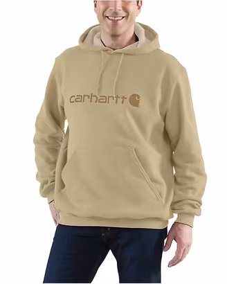 FELPA CARHARTT SIGNATURE LOGO BEACH HEATHER